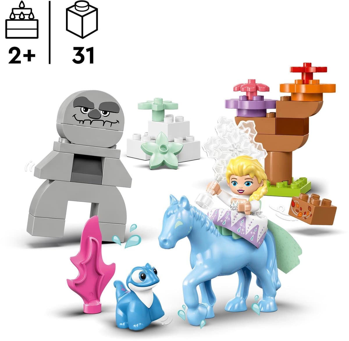 LEGO DUPLO Elsa en Bruni Betoverde Bos - 31-delige bouwset thumbnail 8