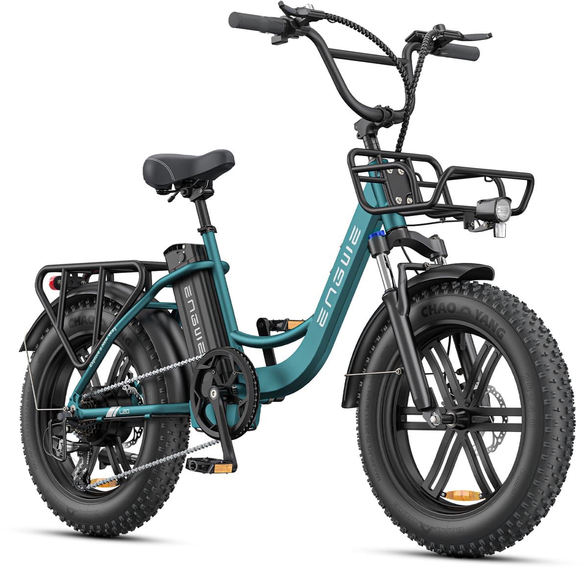 ENGWE L20 Boost E-Bike -20 inch - 126km actieradius - 250W motor - 624Wh lithium‑ion Accu - SHIMANO 7‑speed- groen