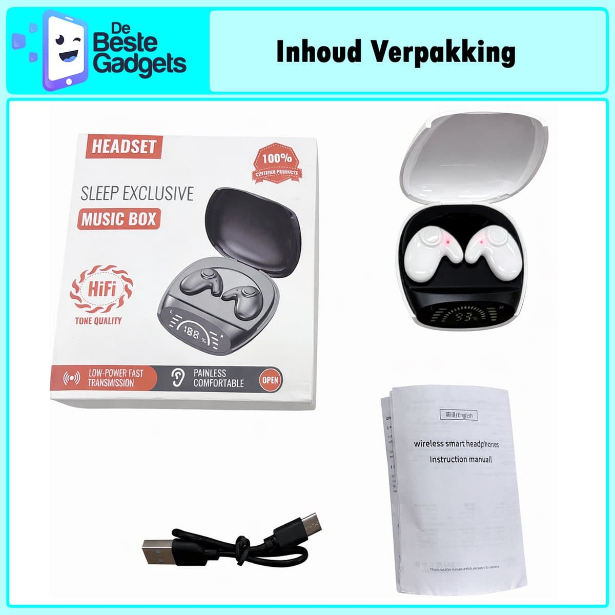 De Beste Gadgets Bluetooth Slaap Oordopjes – Ultra Dun & Zijslaper-vriendelijk thumbnail 6