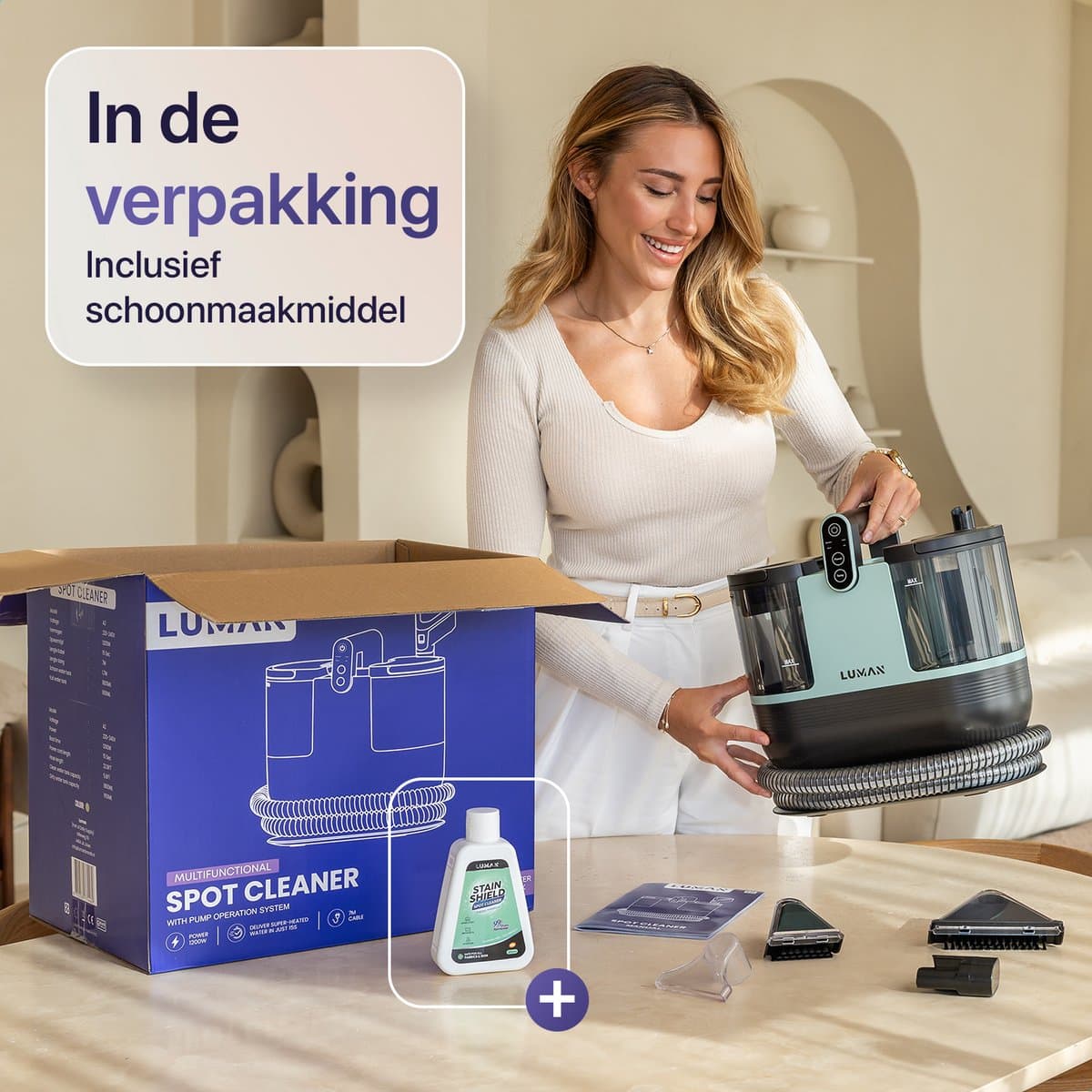 LUMAN 4-in-1 Tapijtreiniger thumbnail 8