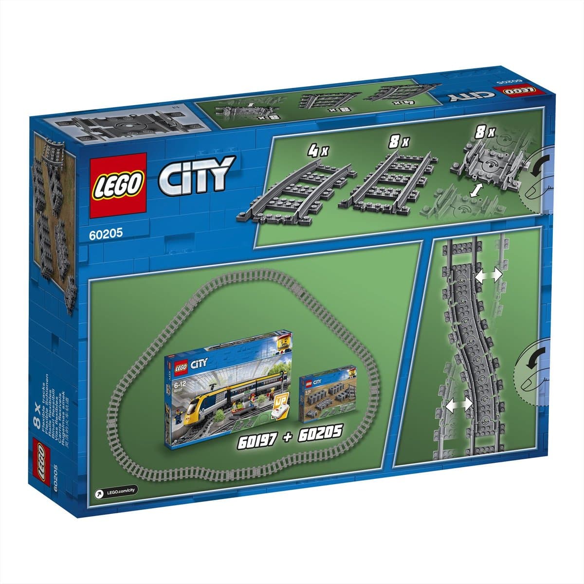 LEGO City Treinrails - Constructiespeelgoed voor treinsets thumbnail 4