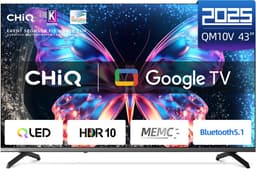 Productfoto van CHiQ U43QM10V 43" QLED Google TV - 4K HDR10 met gaming features