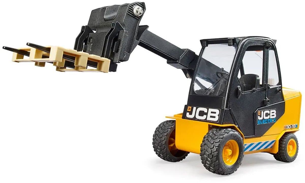 Bruder JCB Vorkheftruck met pallet - schaalmodel thumbnail 8