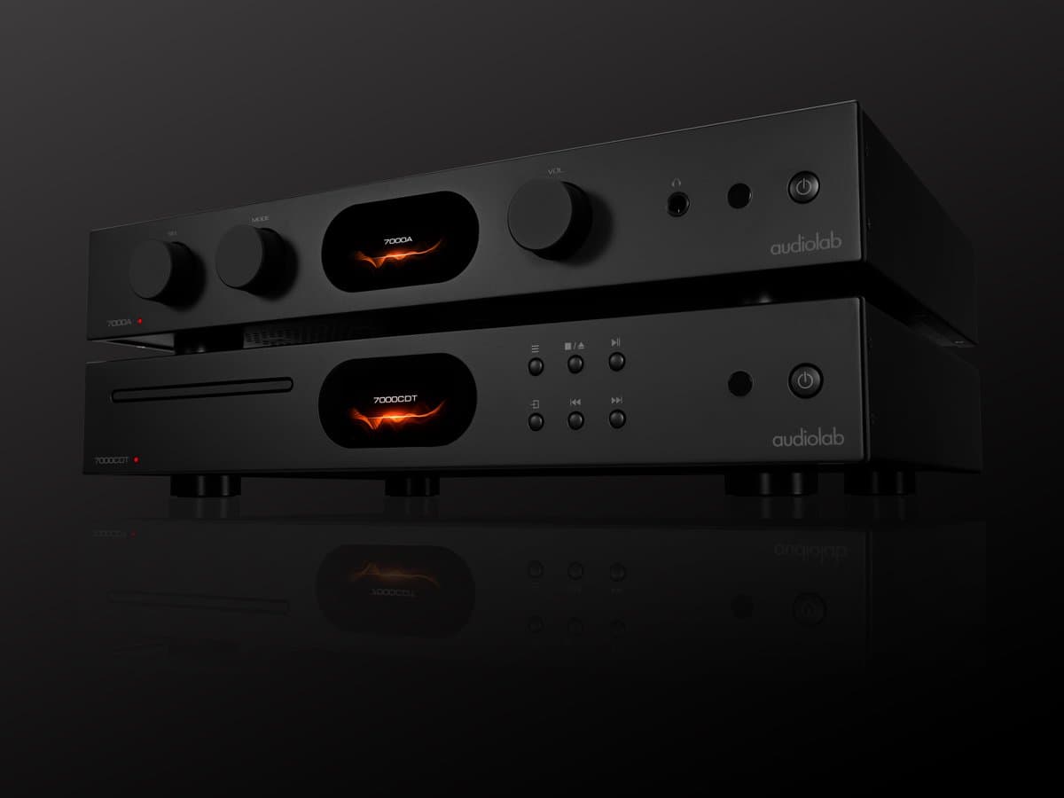 Audiolab 7000A met 7000CDT Hifi Stereo Set – Versterker Audio – CD Speler – 2x 110 W – met DAC & Phono – Voor CD, TV (HDMI ARC) & Streaming – Zwart thumbnail 3