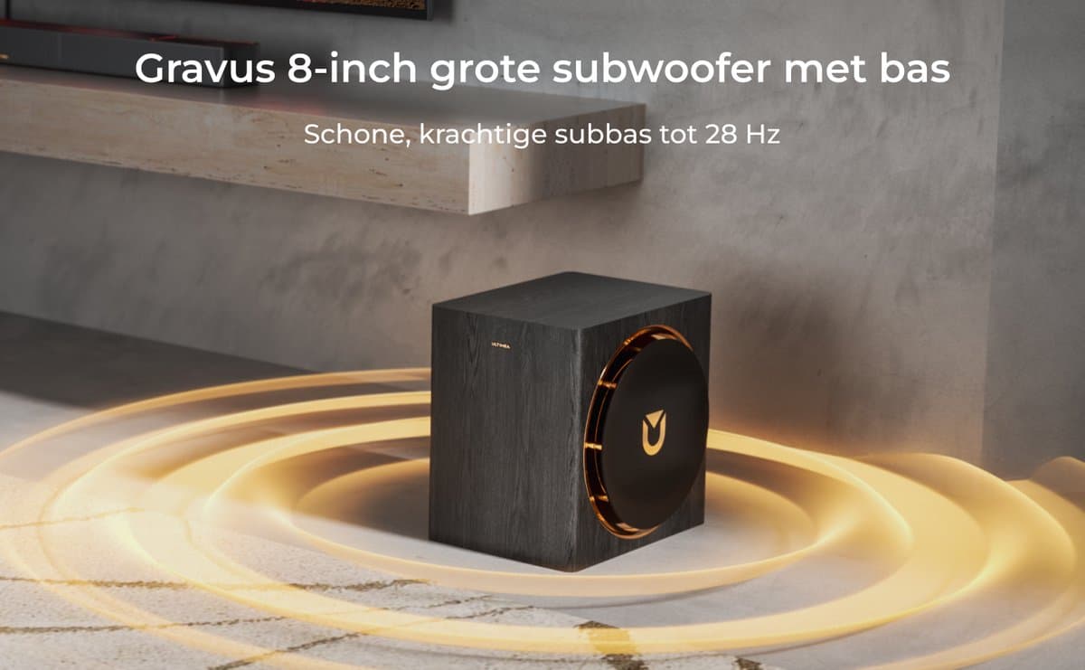 ULTIMEA Skywave 5.1.4 Soundbar met Dolby Atmos thumbnail 6