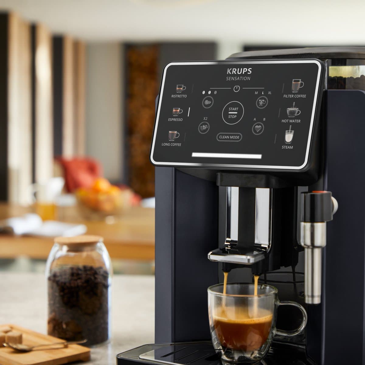 Krups Sensation C50 EA910B - Volautomatische Espressomachine - Nachtzwart - Favorieten Opslaan - Koffiemachine met bonen thumbnail 6