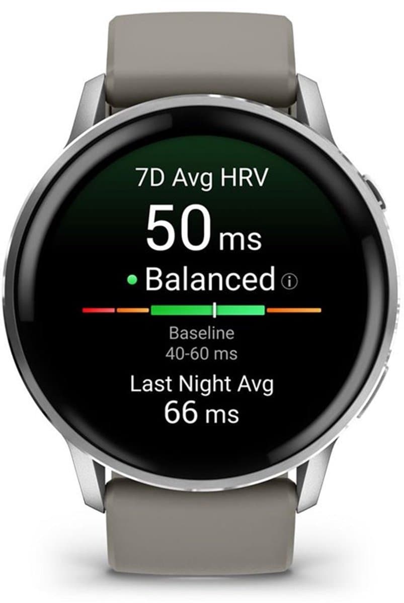 Garmin Venu 4 - Multisport smartwach - 45 mm - AMOLED - GPS - Zilverkleurig/grijs thumbnail 6