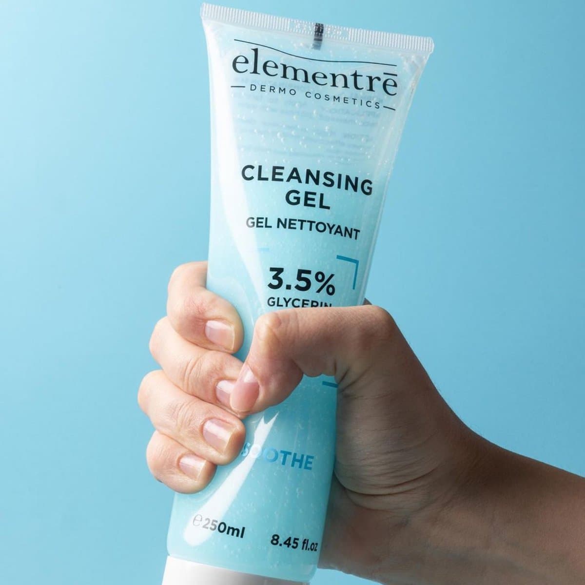 elementrē Cleansing Gel – Diepreinigende Gezichtsreiniger met Salicylzuur & Niacinamide – Verwijdert Talg & Onzuiverheden – Hydrateert & Kalmeert – Voor Alle Huidtypes – 250ml thumbnail 2