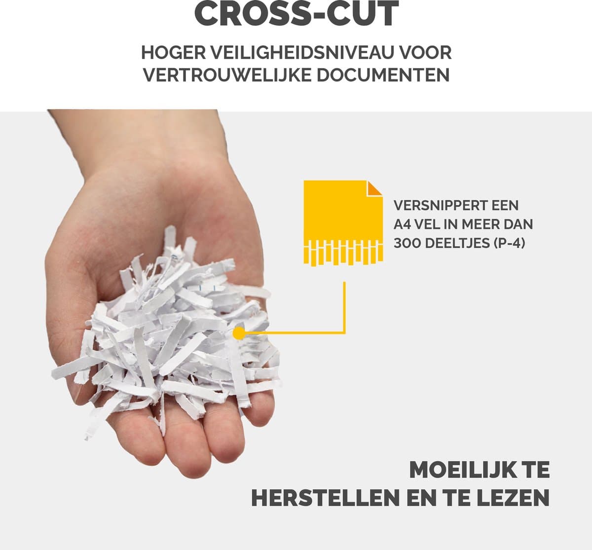 Fellowes LX50 Papierversnipperaar - Cross-Cut - P4 - 9 vel - 17L - Zwart - Voor thuis & thuiskantoor - Ook voor creditcards, nietjes & paperclips thumbnail 5