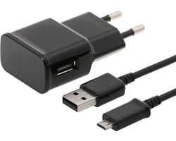 USB Adapter 2A Zwart
