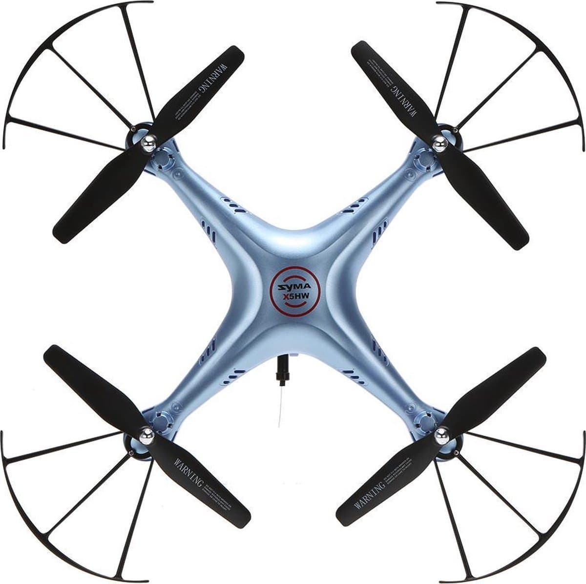 Syma X5HW drone met extra accu en HD camera | FPV live | WiFi | Quadcopter - Blauw thumbnail 7