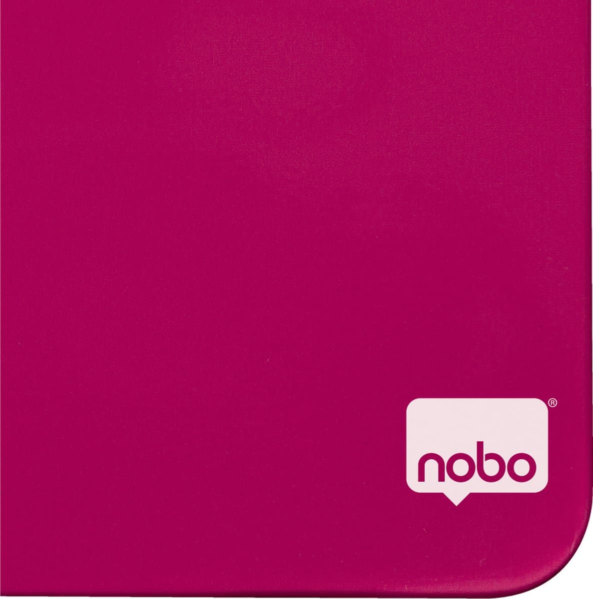 Nobo Droog Uitwisbaar Mini Magnetisch Whiteboard - Inclusief Whiteboard Marker, Magneten en Montagestickers - 36 x 36 cm - Donkerroze thumbnail 5