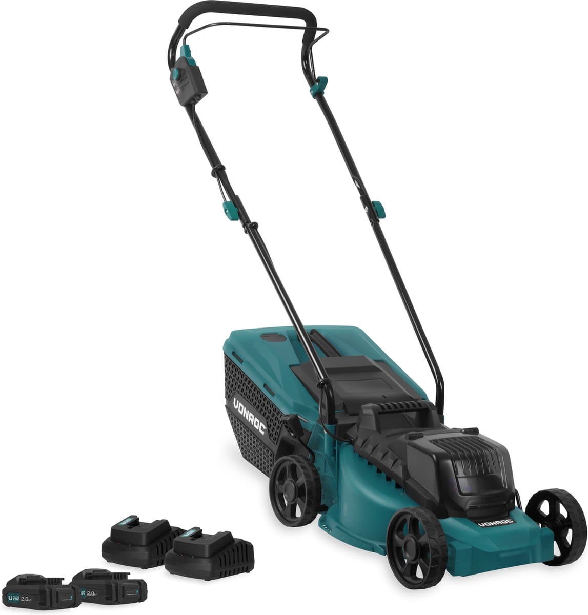 VONROC LM504DC 40V Accu Grasmaaier – Brushless, 33 cm
