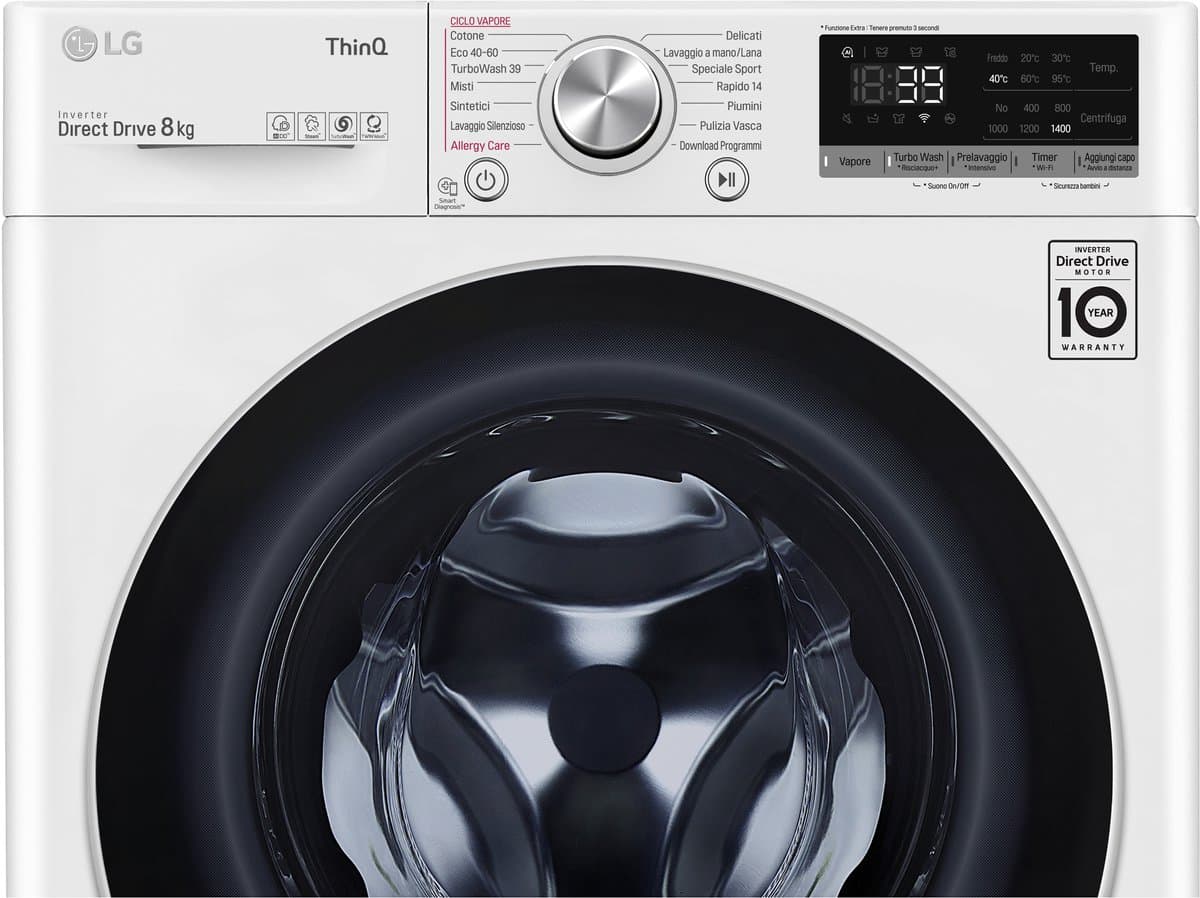 LG F4WV708S1E 8 kg wasmachine met wifi thumbnail 7