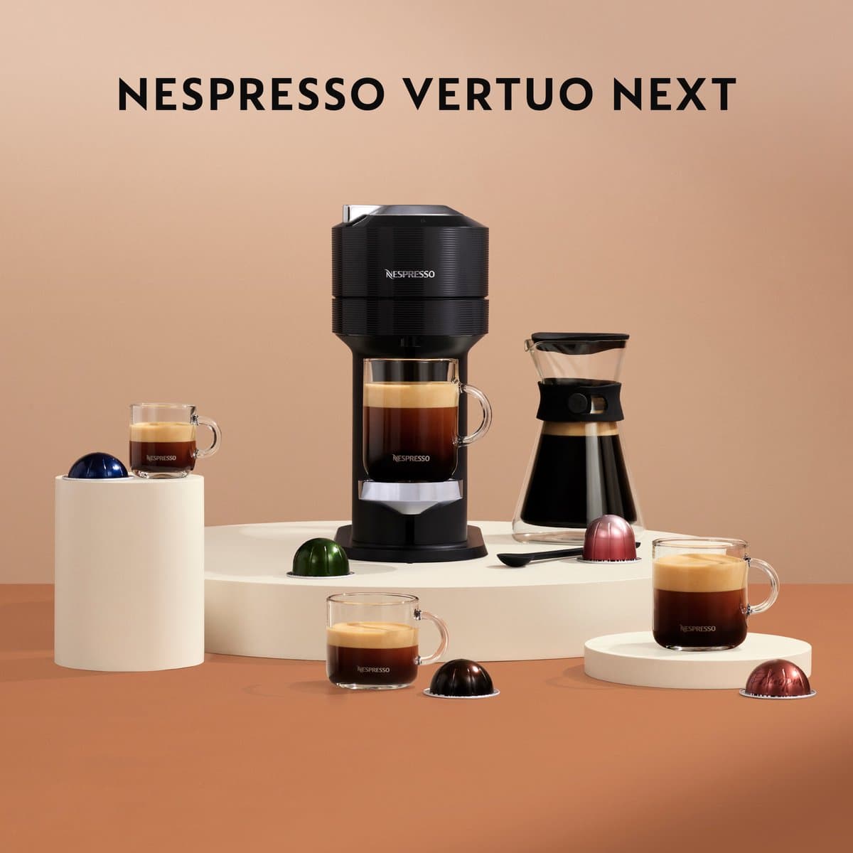 Krups Nespresso Vertuo Next XN910N - koffiecupmachine - mat zwart thumbnail 6