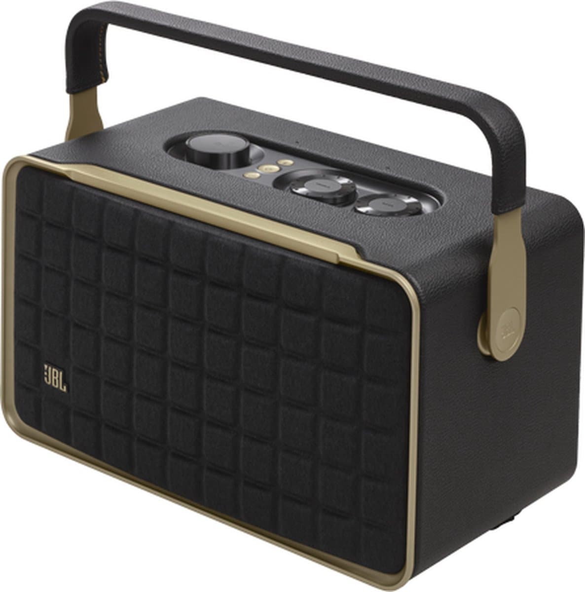 JBL Authentics 300 - Draagbare WiFi & Bluetooth Speaker - Premium Design Speaker - AirPlay, Chromecast & Spotify Connect - Multiroom Audio - 8 uur batterij - Zwart thumbnail 2