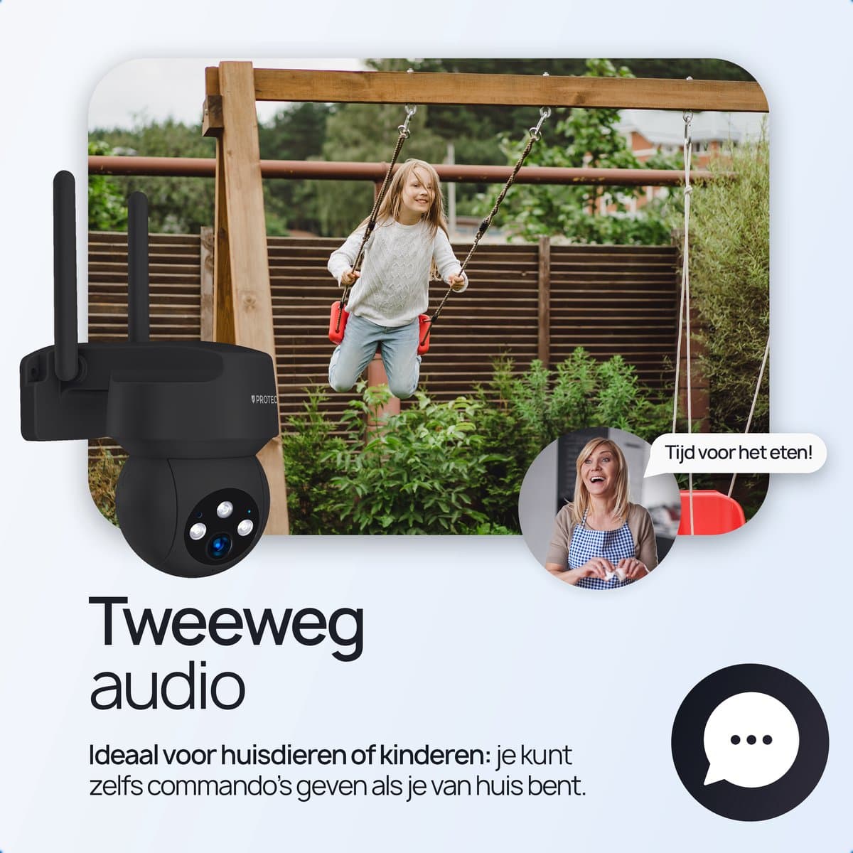 Protectly Beveiligingscamera Buiten 3K HD 5MP met 64GB SD thumbnail 5