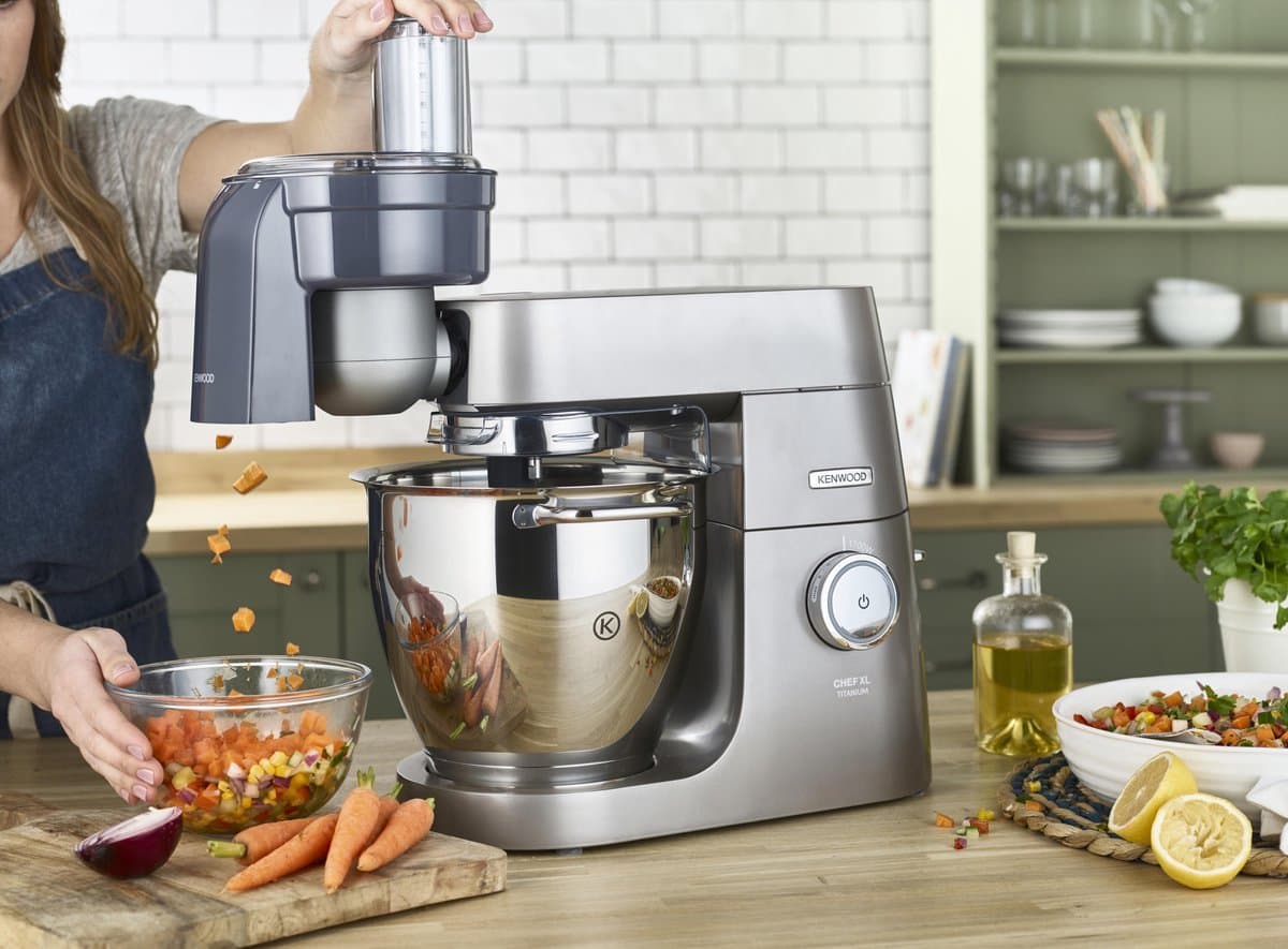 Kenwood Blokjessnijder KAX400PL - Roestvrijstalen accessoire thumbnail 4