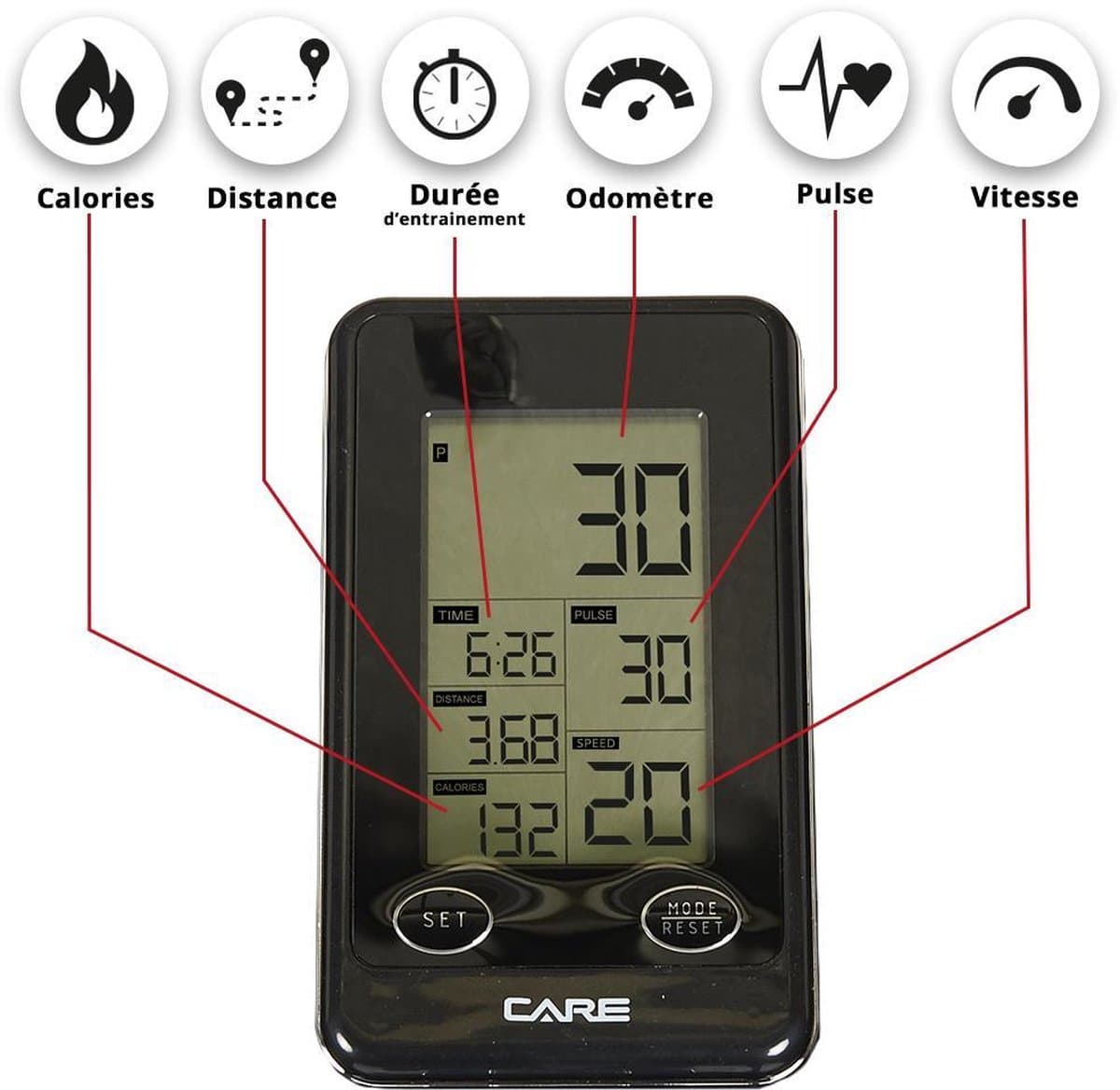 Acer CARE SPEED RACER - 22kg vliegwiel, stil en stabiel trainen thumbnail 2