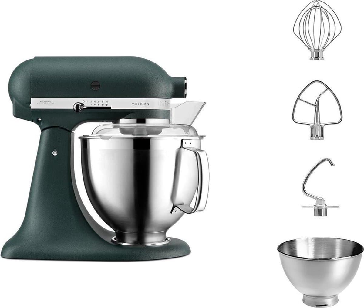 KitchenAid Artisan 5KSM185PSEPP - keukenmachine - Palm groen thumbnail 3