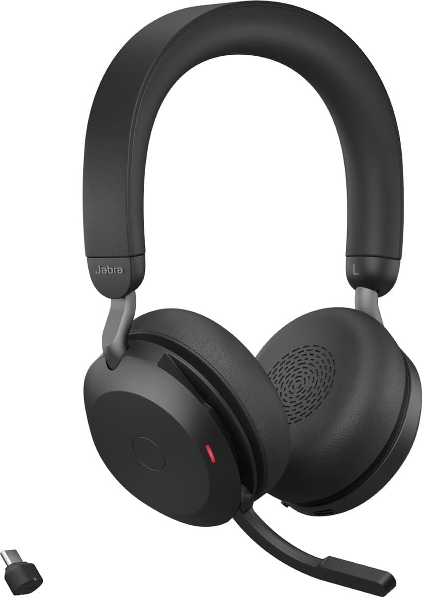 Jabra Evolve2 75 UC Bluetooth headset - USB-C thumbnail 2