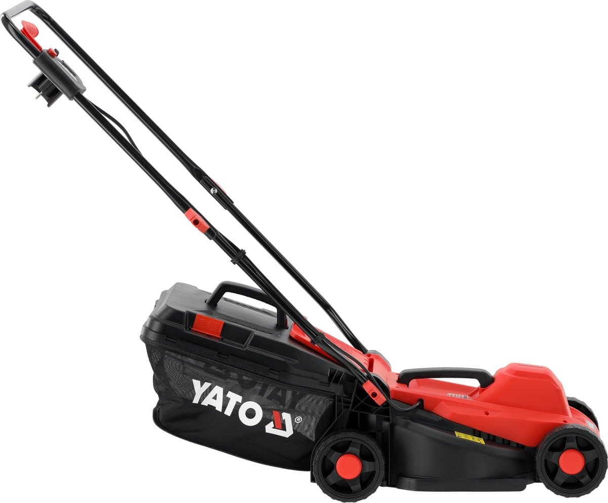 YATO YT-851990 Elektrische Grasmaaier – 1300W – Maaibreedte 33 cm – 30L Grasopvangbak – Lichtgewicht Cirkelmaaier voor Gazons tot 400 m² thumbnail 5
