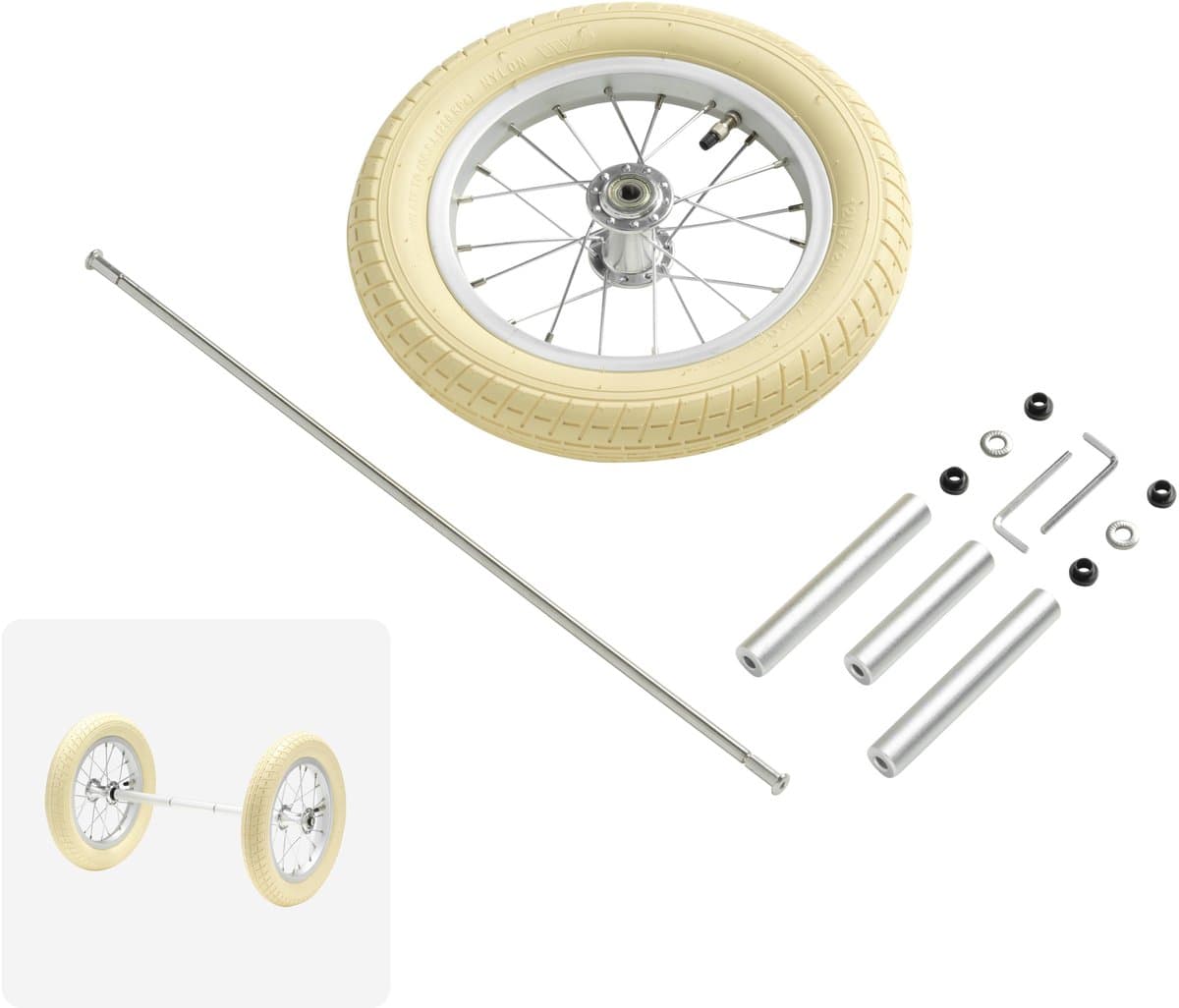 Veloretti Driewieler 2 in 1 Loopfiets met zijwieltjes - 1.5 t/m 4 jaar - 12 inch - Donkerblauw thumbnail 5