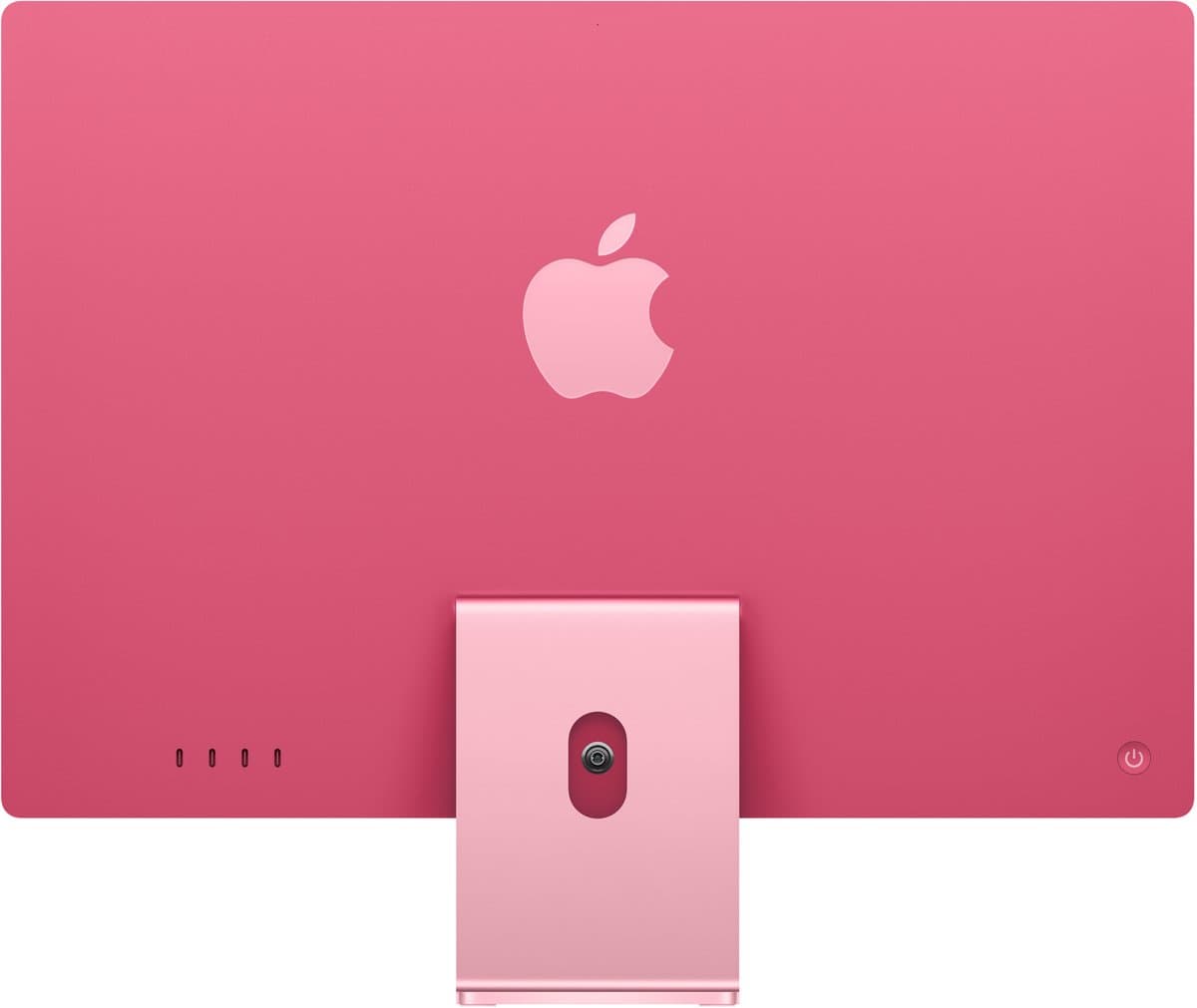 Apple iMac 2024 - M4 10 core CPU, 10 core GPU, 16GB RAM, 512GB SSD, Qwerty , Roze thumbnail 5