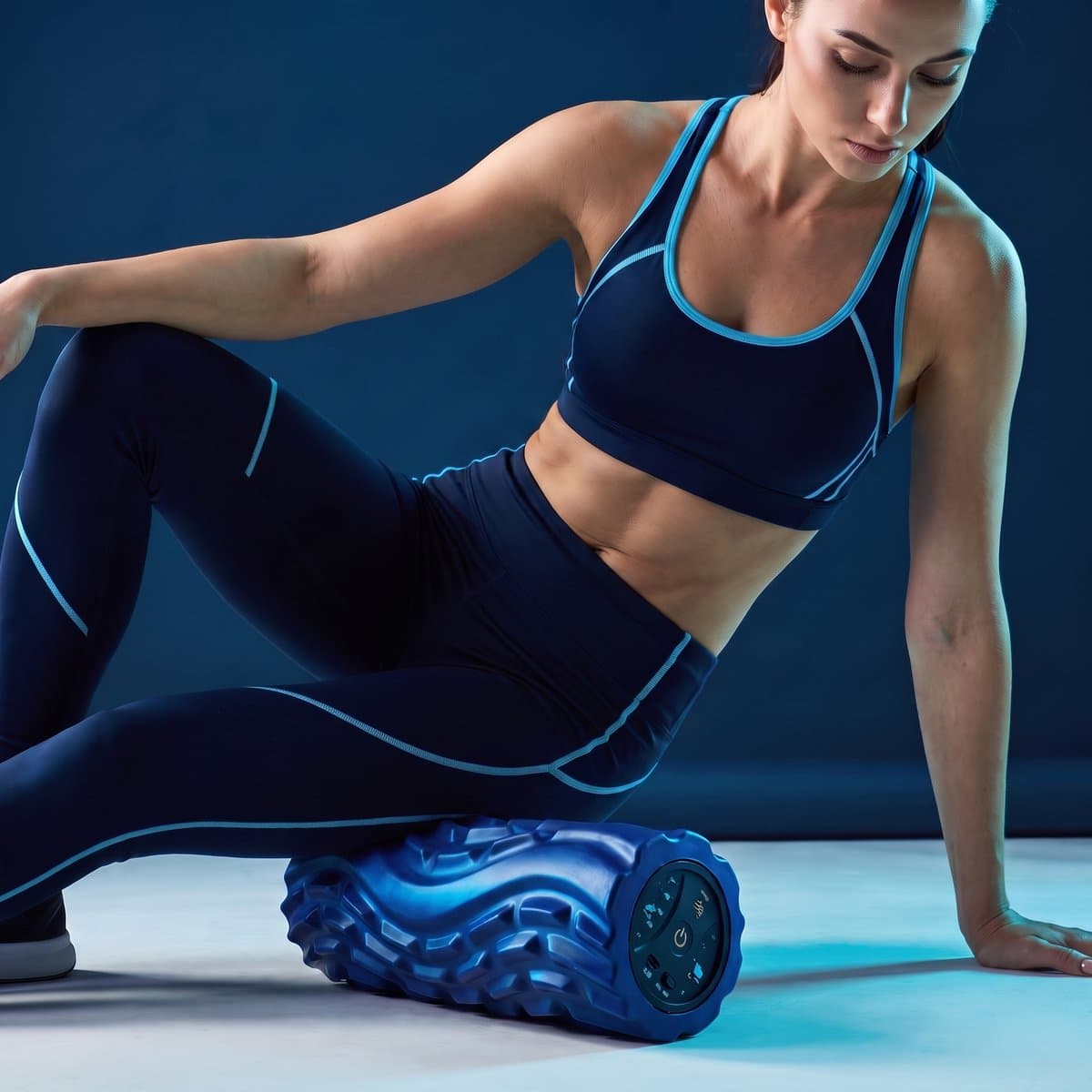 Vibrerende Foam Roller met 4 weken durend mobiliteitplan - voor Rug, Nek en Lichaam massage roller - Fitness foamrollers | Vitalic thumbnail 3