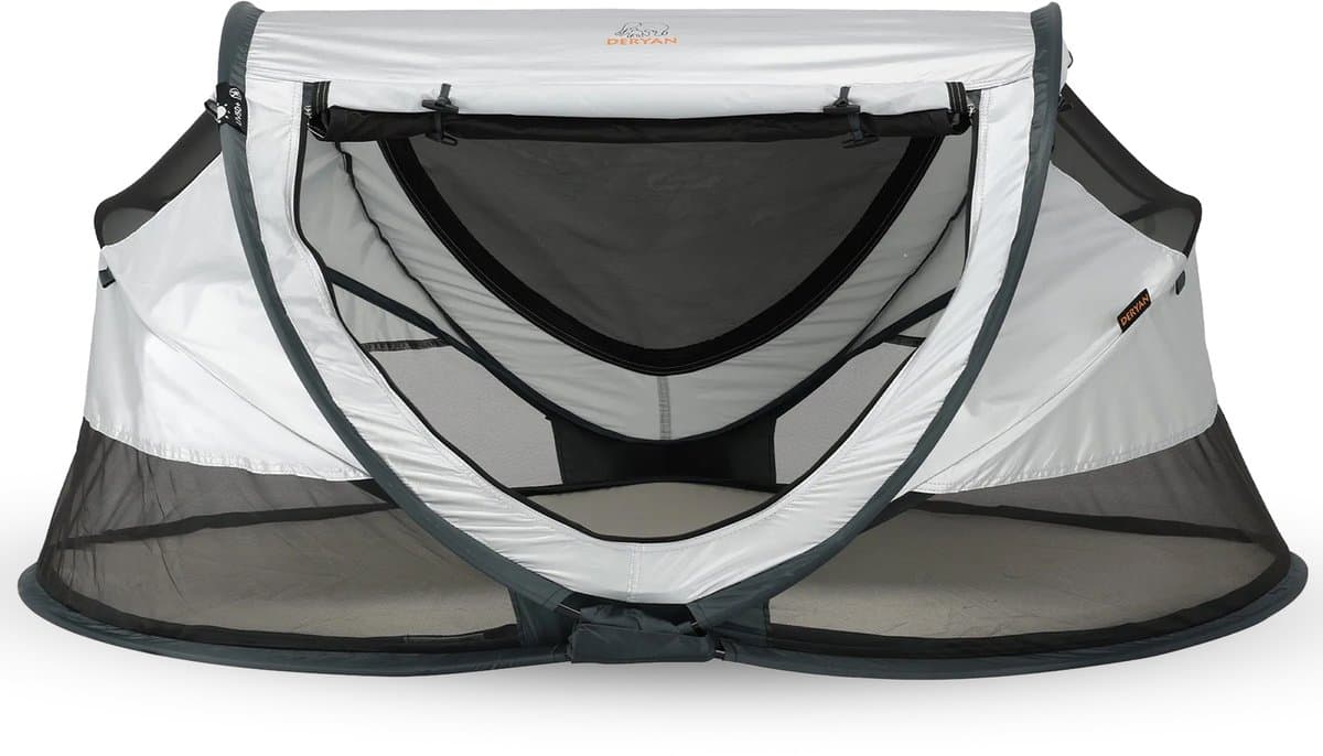 Deryan Peuter Luxe Campingbedje – Inclusief zelfopblaasbare matras - Silver thumbnail 8