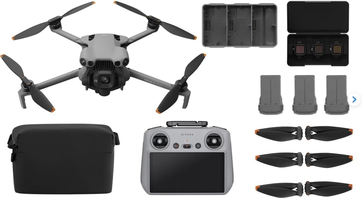 Dji Drone Mini 5 Pro Fly More Combo PLUS Rc 2 Camera's En Video-Opnamekit - Extra lange accuduur thumbnail 3