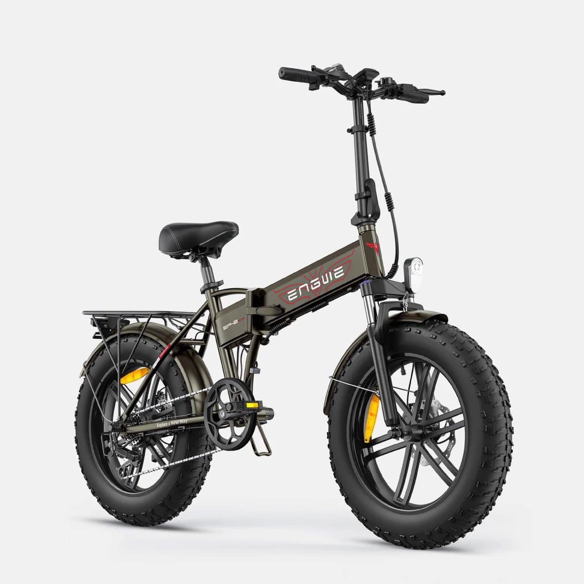 ENGWE EP-2 BOOST E-Bike - 20 inch - 120km actieradius - 250W motor - bruin