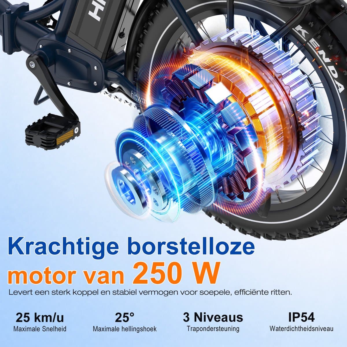 HITWAY BK6S Plus 250W fatbike 48V 27Ah thumbnail 8