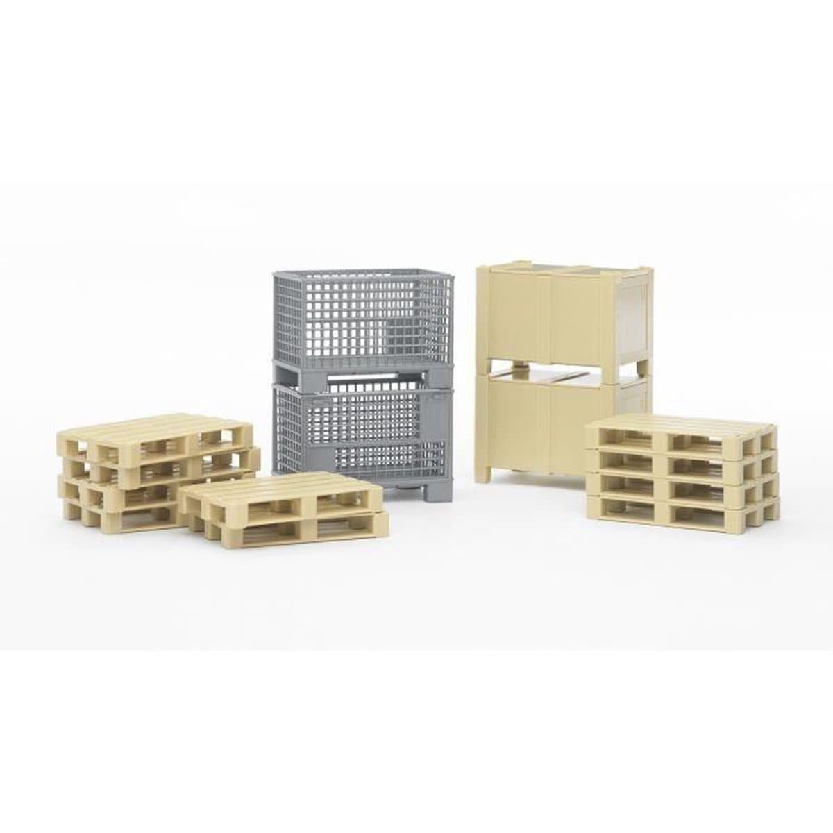 Bruder bworld Logistiek accessoire set: pallets & decoraties thumbnail 7