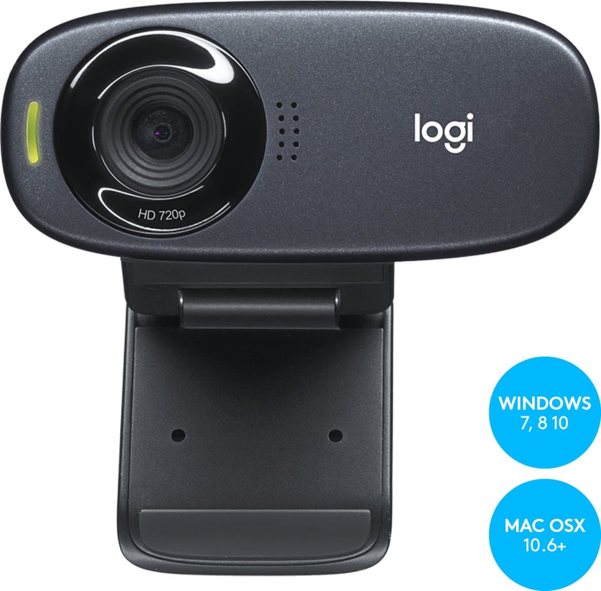Logitech C310 HD Webcam: 720p, 5 MP, RightLight 2 thumbnail 8