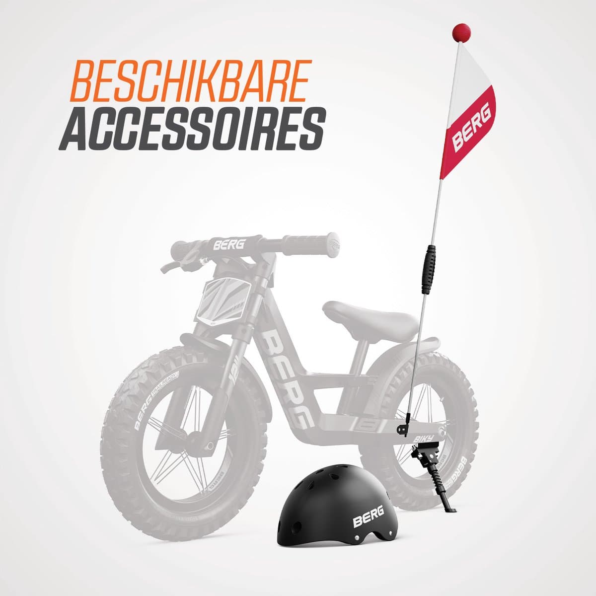 BERG Biky Trail Loopfiets - 12 inch - Lichtgewicht magnesium frame - Incl. Handrem - Verstelbaar zadel - 2 tot 5 jaar - Groen/Oranje thumbnail 5