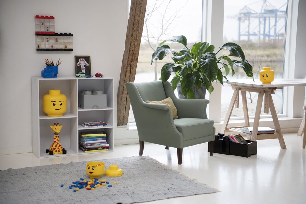 Room Copenhagen LEGO Storage Brick 4 Grijs - stapelbare opbergdoos thumbnail 7