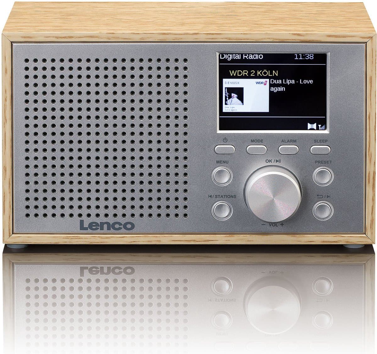 Lenco Radio op Batterijen - Compacte DAB FM Radio - Bluetooth - Houten behuizing - DAR-017WD - Noodradio - Noodpakket - Hout thumbnail 6