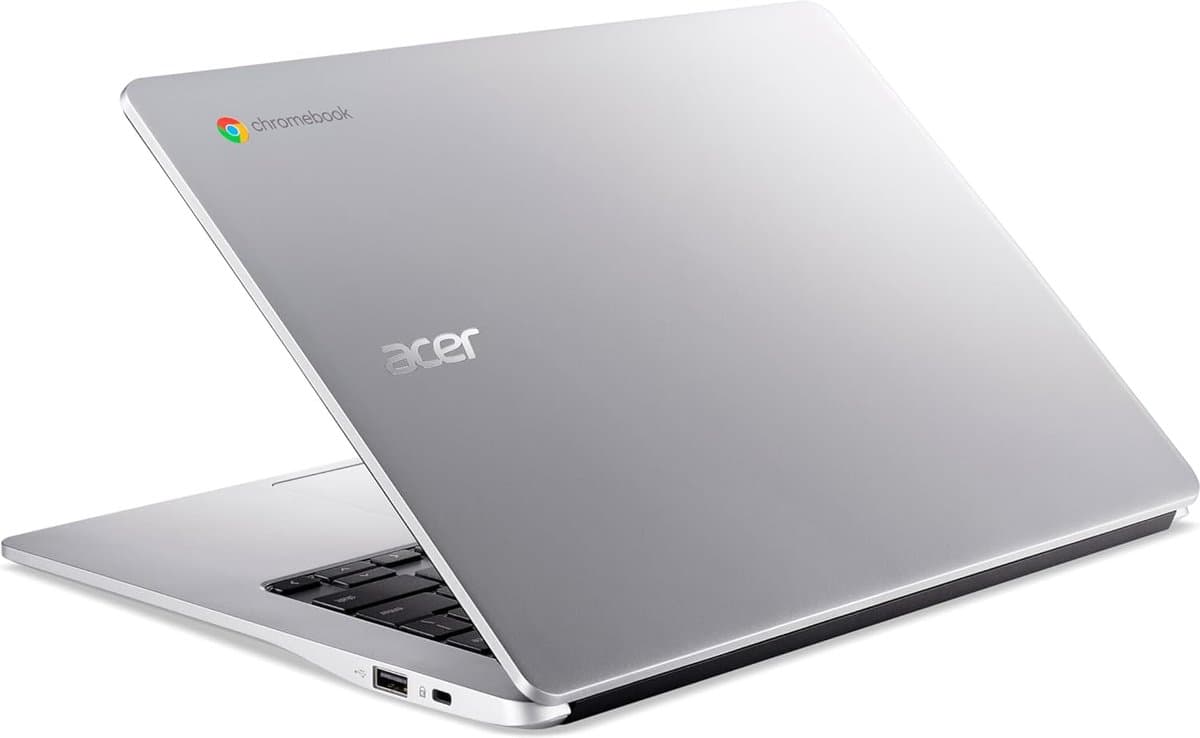 Acer Chromebook 314 (CB314-2H-K17E) Laptop | 14" HD Display | MediaTek Octa-Core ARM Cortex A73/A53 (MT8183) | 4 GB RAM | 64 GB eMMC | Mali-G72 MP3 GPU | Google ChromeOS | Zilver thumbnail 2