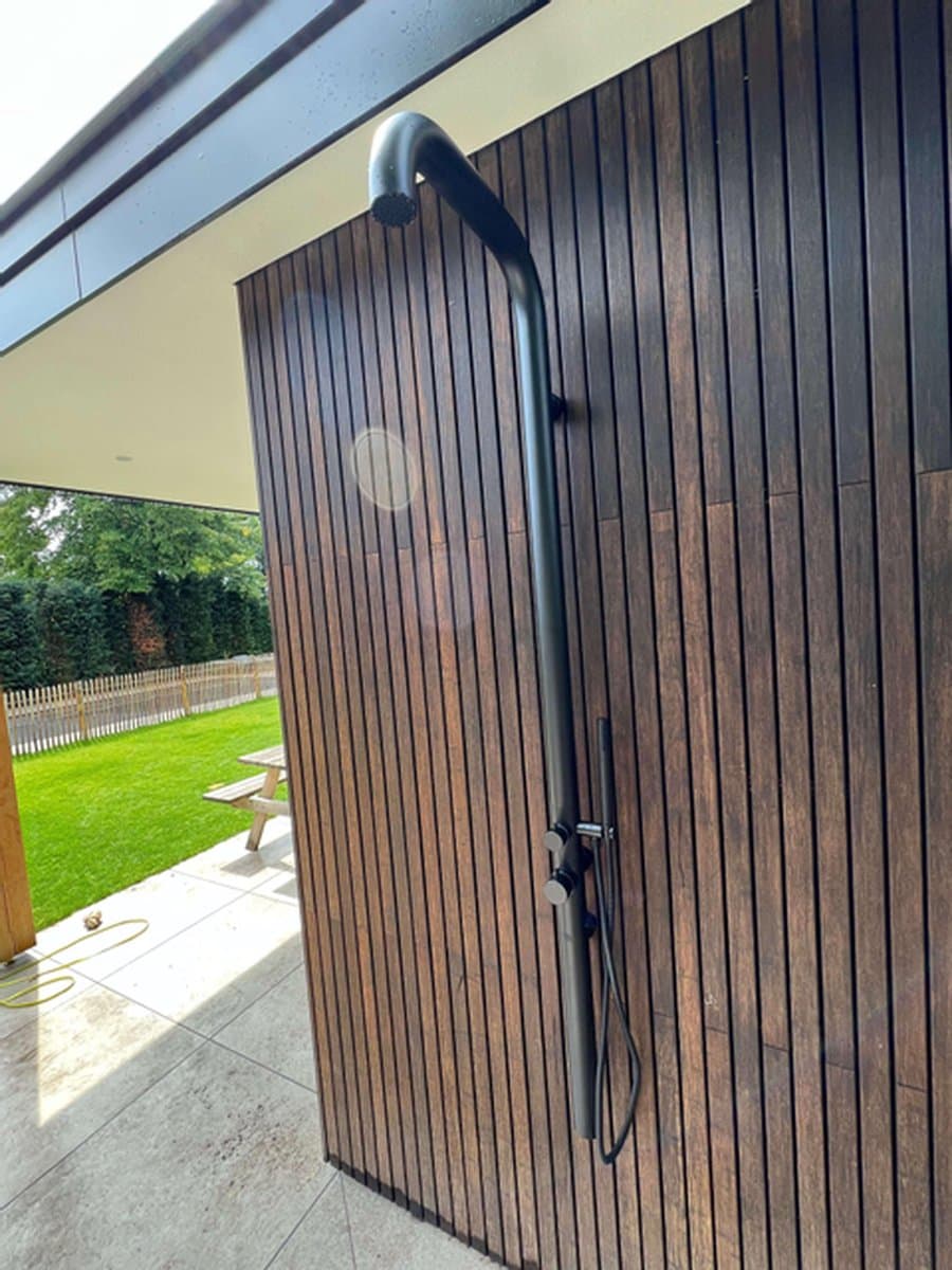 Saniclass Outdoor buitendouche - RVS 316 met handdouche thumbnail 8