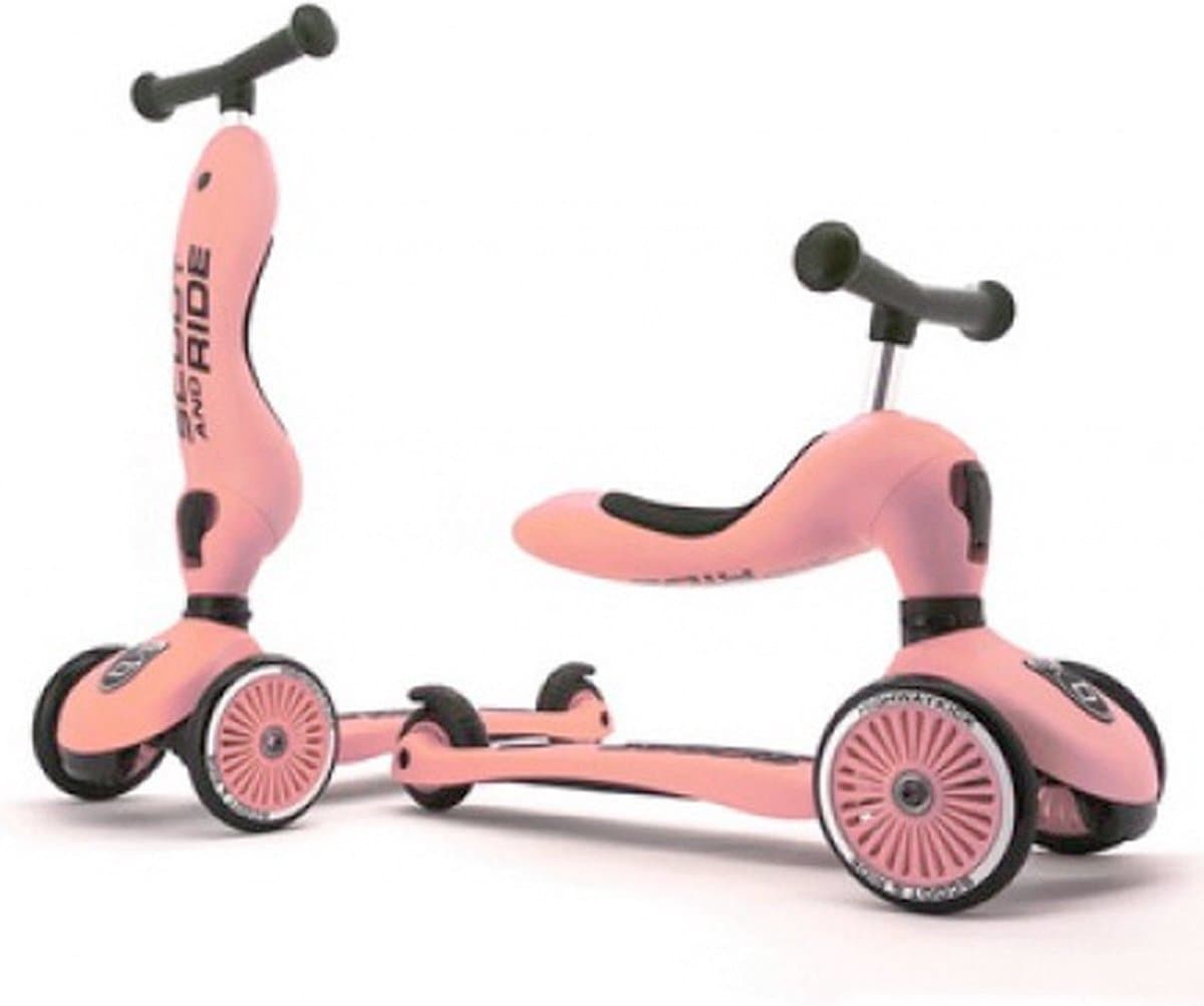 Scoot and Ride Highwaykick 1 Peach - Step & Loopfiets - 1 tot 5 jaar