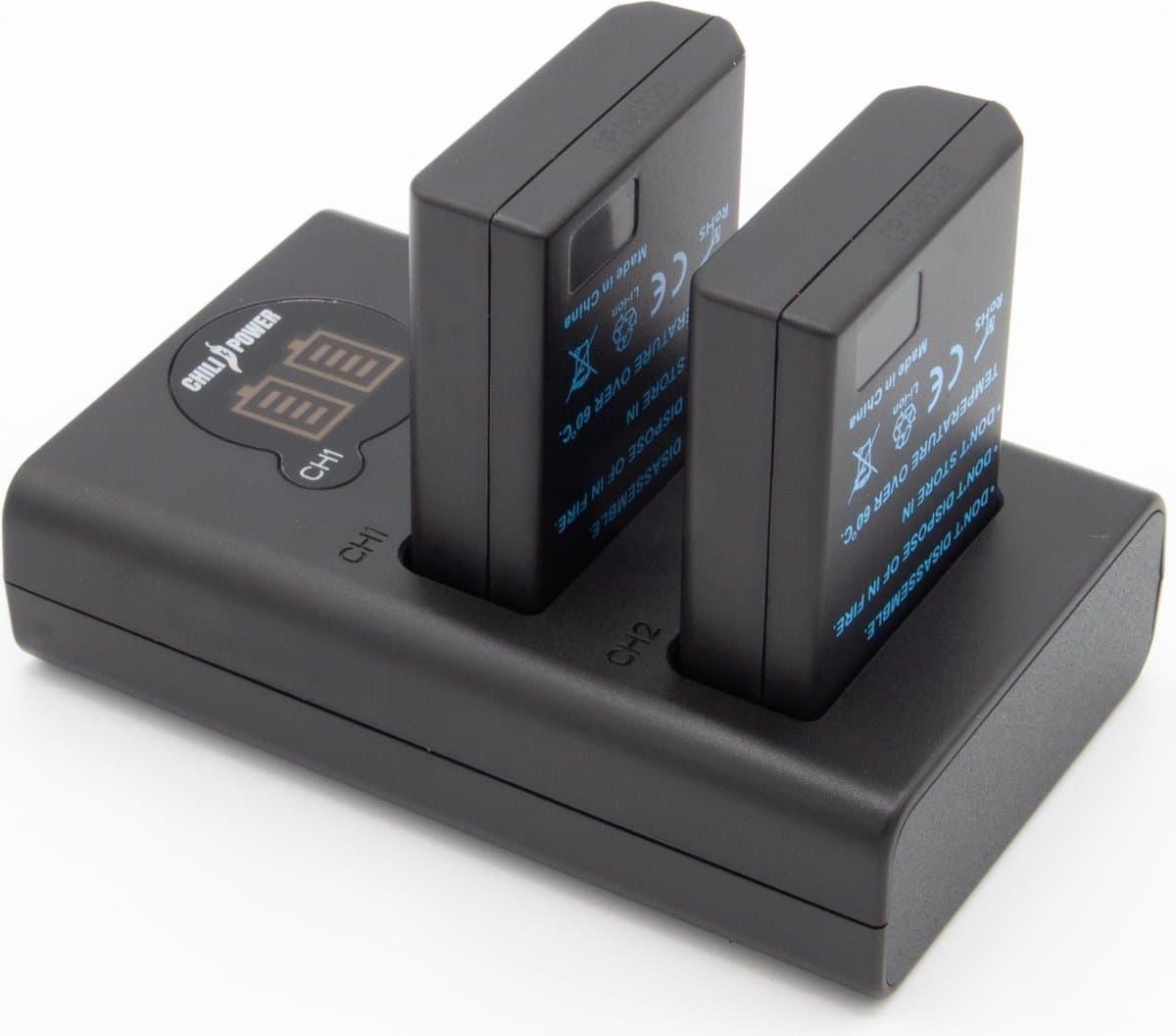 ChiliPower EN-EL14 Nikon USB Duo Kit - Camera accu set thumbnail 2