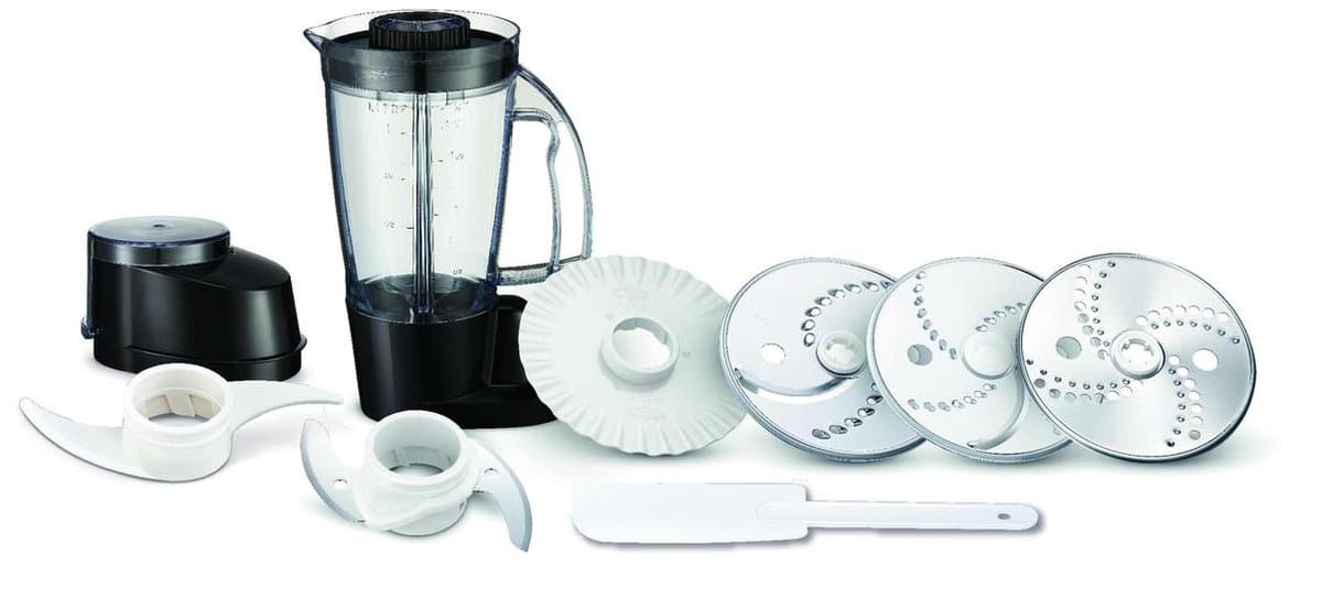 Moulinex Double Force Compact FP546811 - Keukenmachine - Foodprocessor - 800W - Zwart thumbnail 2