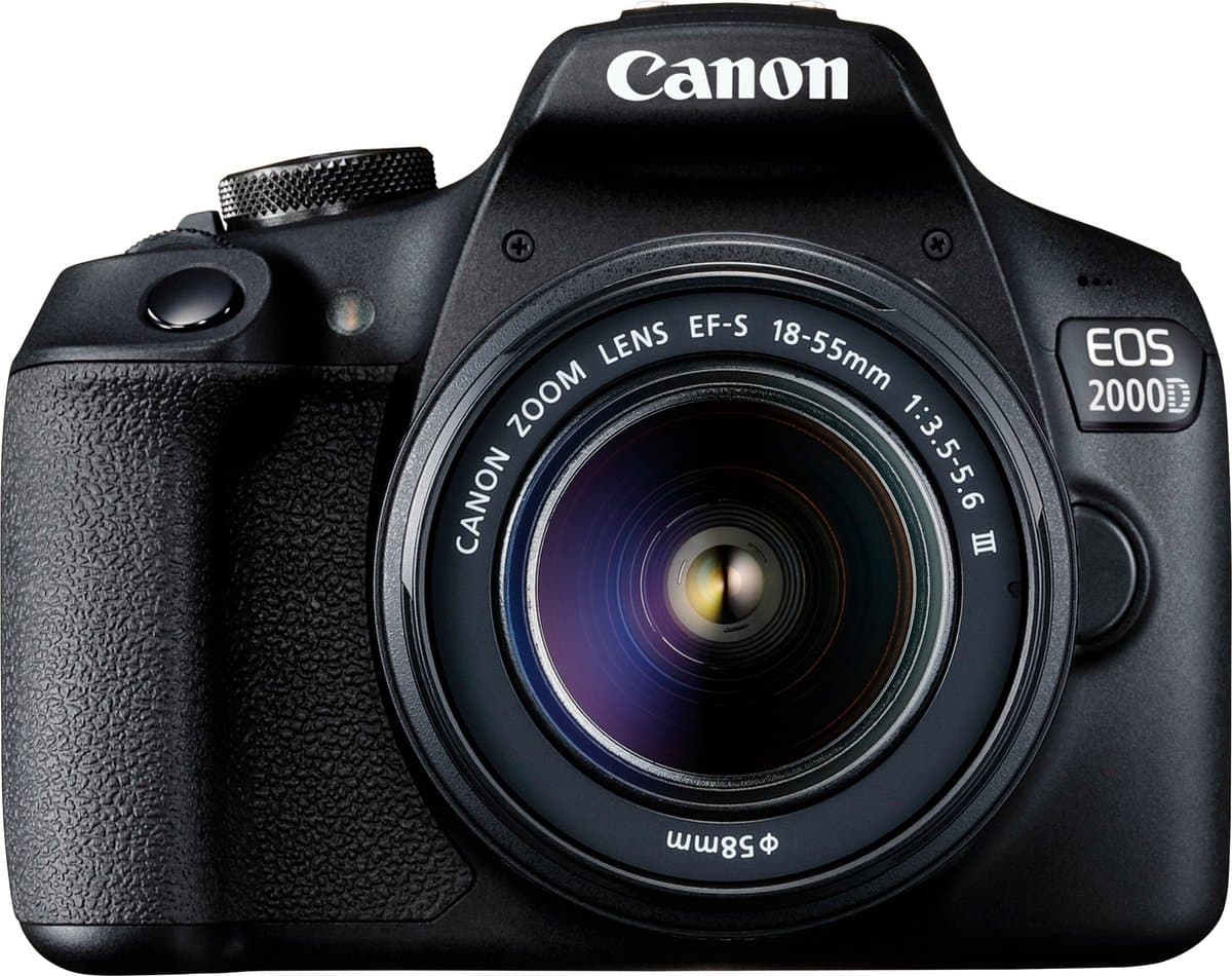 Canon EOS 2000D - Spiegelreflexcamera - +18-55mm F/3.5-5.6 DC III-lens