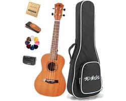 Knobbout Sopraan Ukelele Sapeli Hout