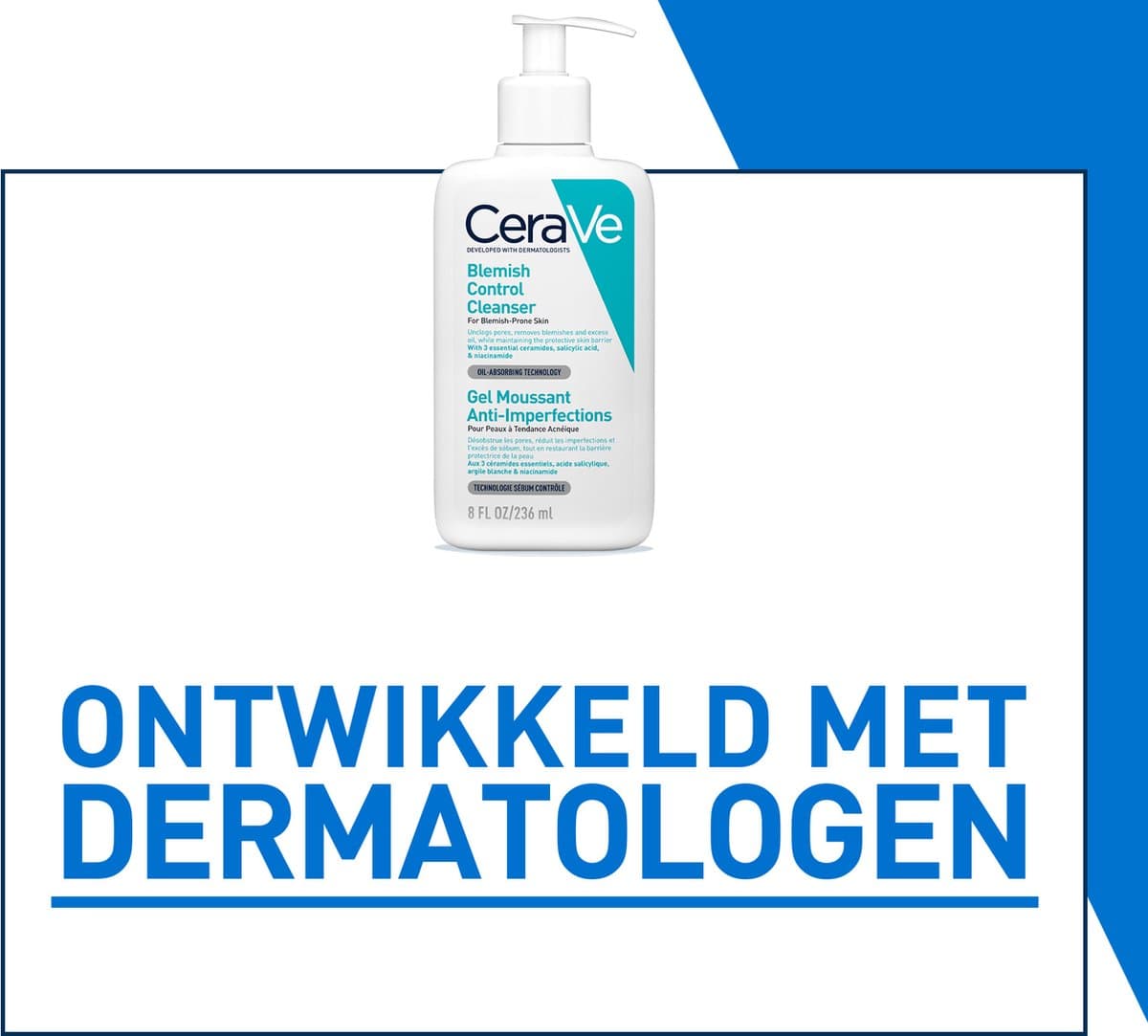CeraVe Anti-Onzuiverheden Reinigingsgel - voor een Onzuivere Huid met Neiging tot Acne - met 2% Salicylzuur - 236ml thumbnail 6