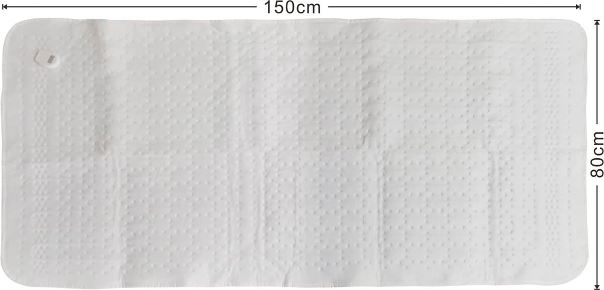 Tomado TEB1505W - Elektrische deken 1 persoons - 150 x 80 cm - Warmtedeken - Elektrische onderdeken - Extra snelle opwarming thumbnail 5