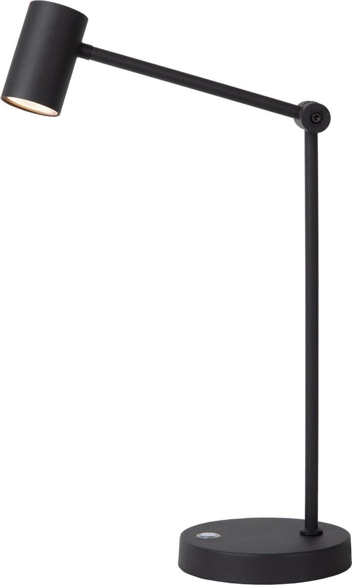 Lucide TIPIK - Oplaadbare Bureaulamp - Accu/Batterij - LED 3 StepDim - 1x3W 2700K - Zwart thumbnail 5