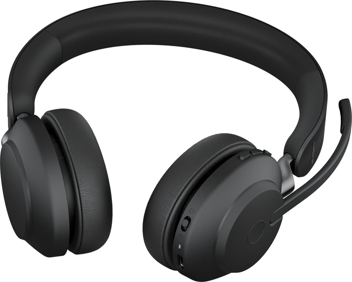 Jabra Evolve2 65 UC Stereo - Bluetooth Headset - on-ear - Bluetooth - wireless - USB-C - noise isolating thumbnail 6