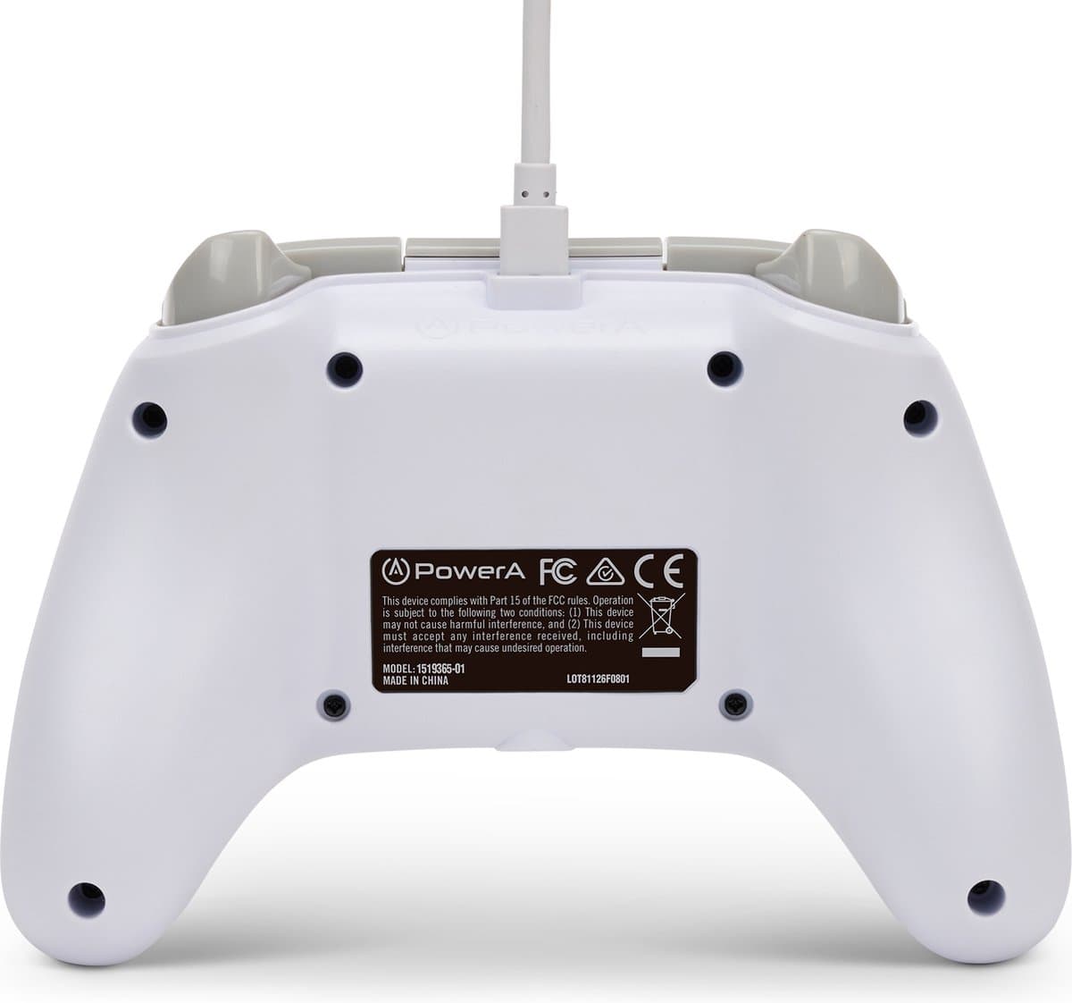 PowerA Bedrade Controller - Xbox Series X + S - Wit thumbnail 5